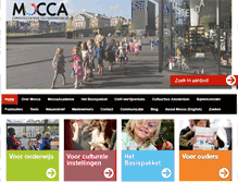Tablet Screenshot of mocca-amsterdam.nl